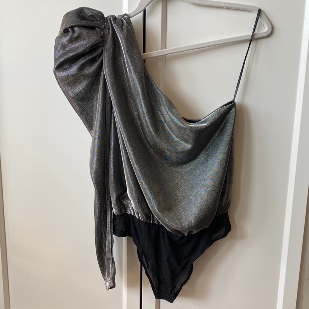 Boutique one shoulder bodysuit